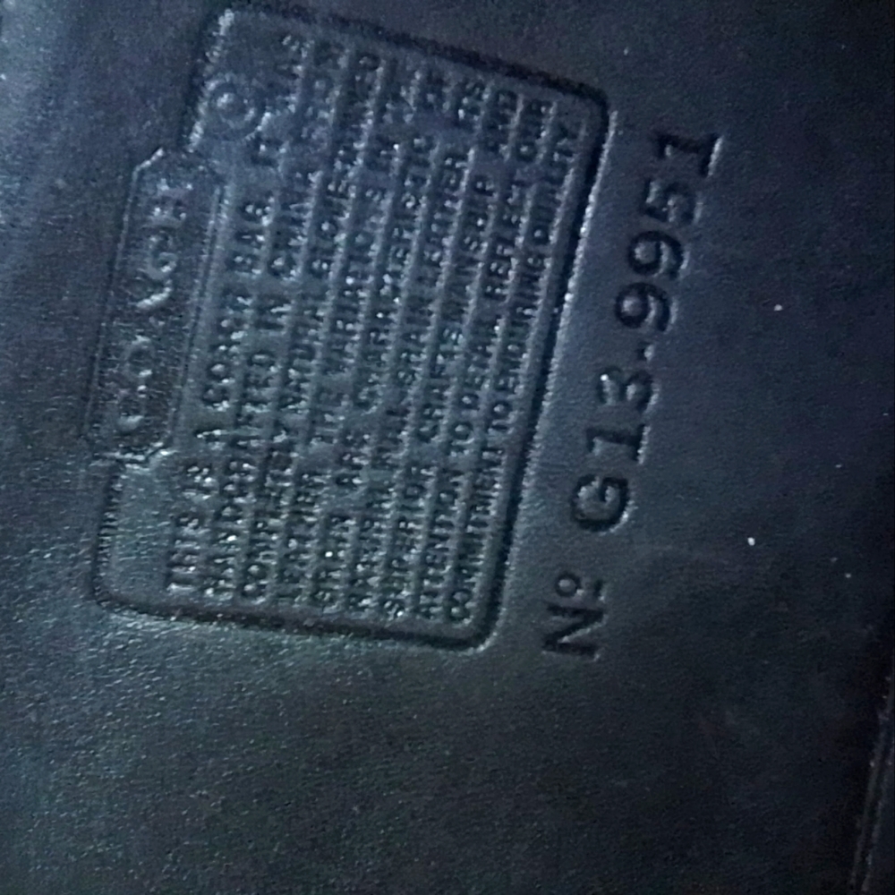 Coach messenger, saddle bag is black very today even though from early 1990